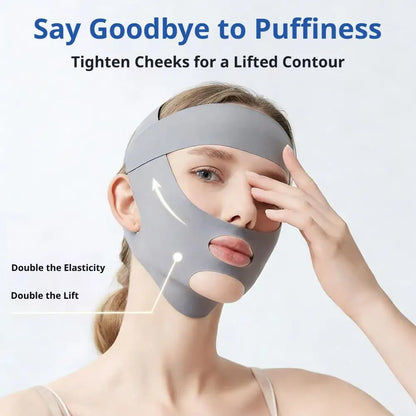 1/2pcs Breathable V-Shape Face Lifting Bandage Tighten & Firm Chin.