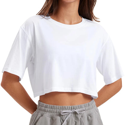 Harajuku Shirt Funny Y2K Women's Crop Tops