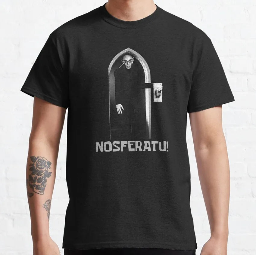 Scary Movie Nosferatu Silhouette Horror Shadow 100% Cotton