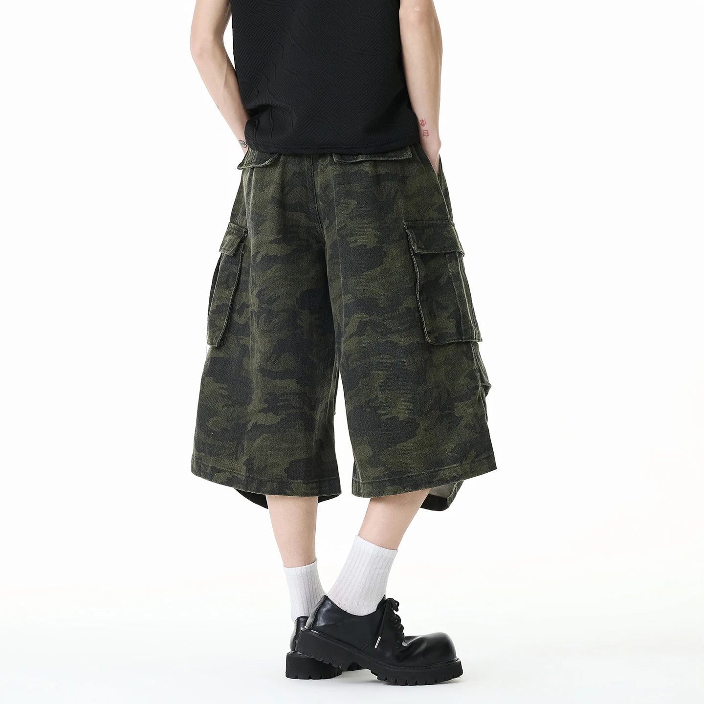 Summer New Camouflage Capri Pants Multi-Pocket Classic