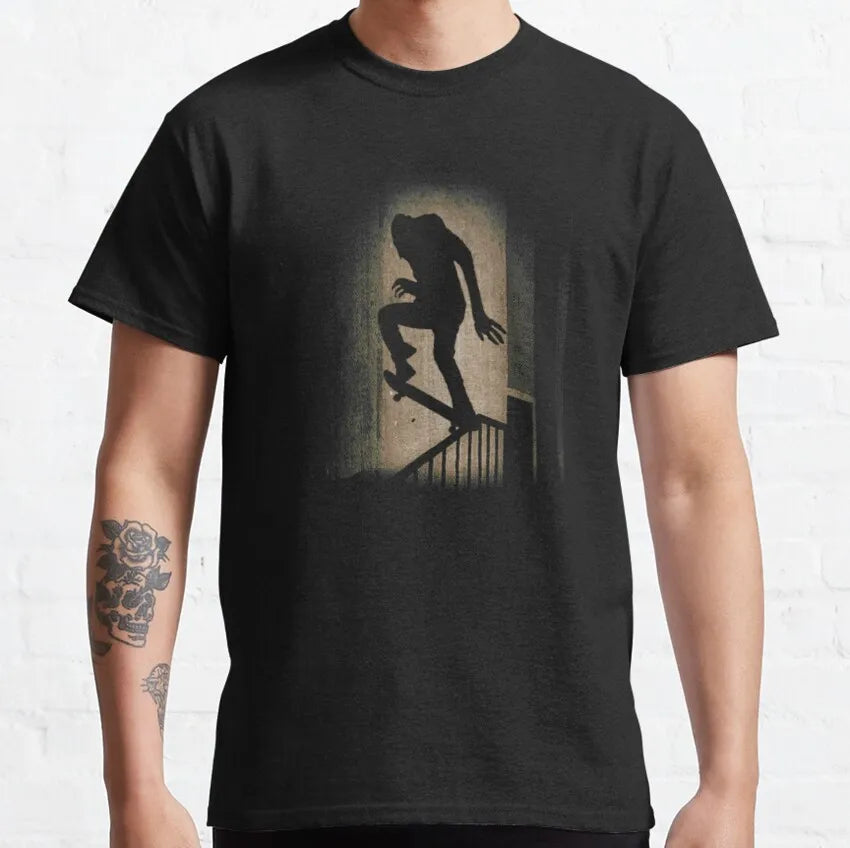 Scary Movie Nosferatu Silhouette Horror Shadow 100% Cotton