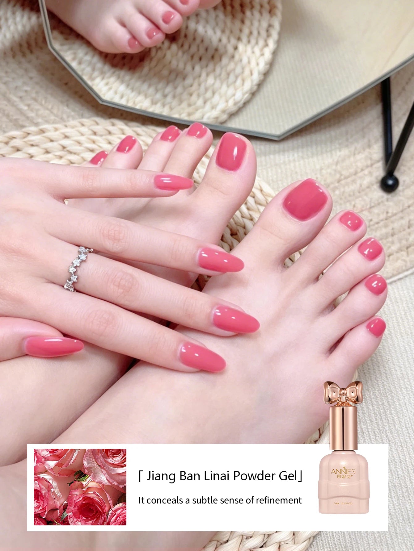 10ml Nude Pink Red Color Nail Gel Nail Polish
