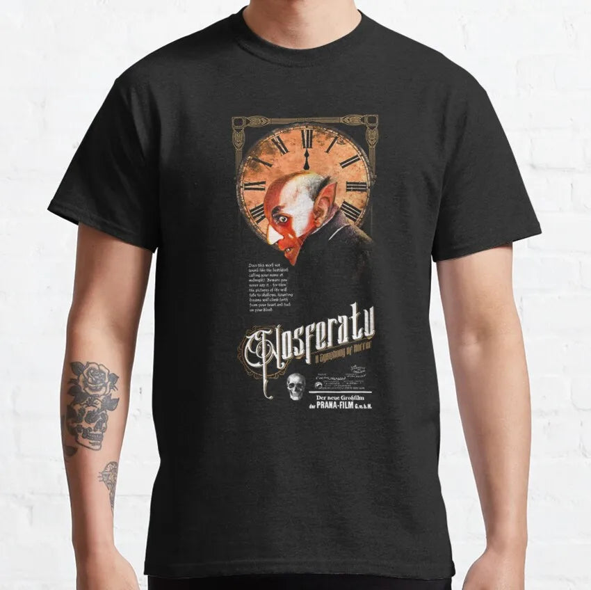 Scary Movie Nosferatu Silhouette Horror Shadow 100% Cotton