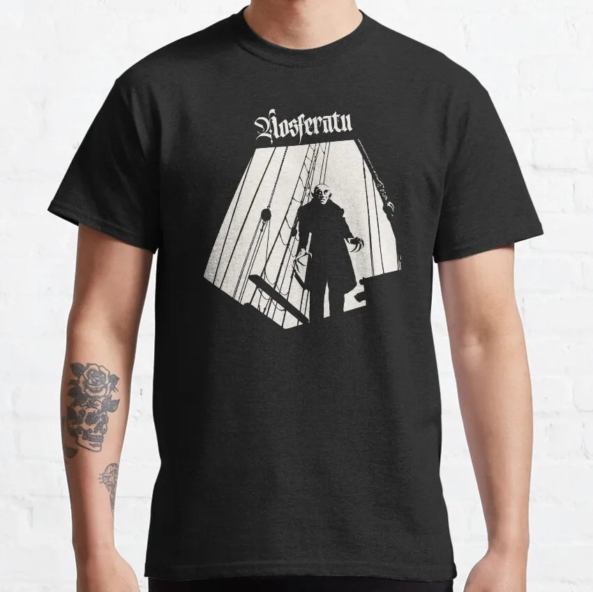 Scary Movie Nosferatu Silhouette Horror Shadow 100% Cotton