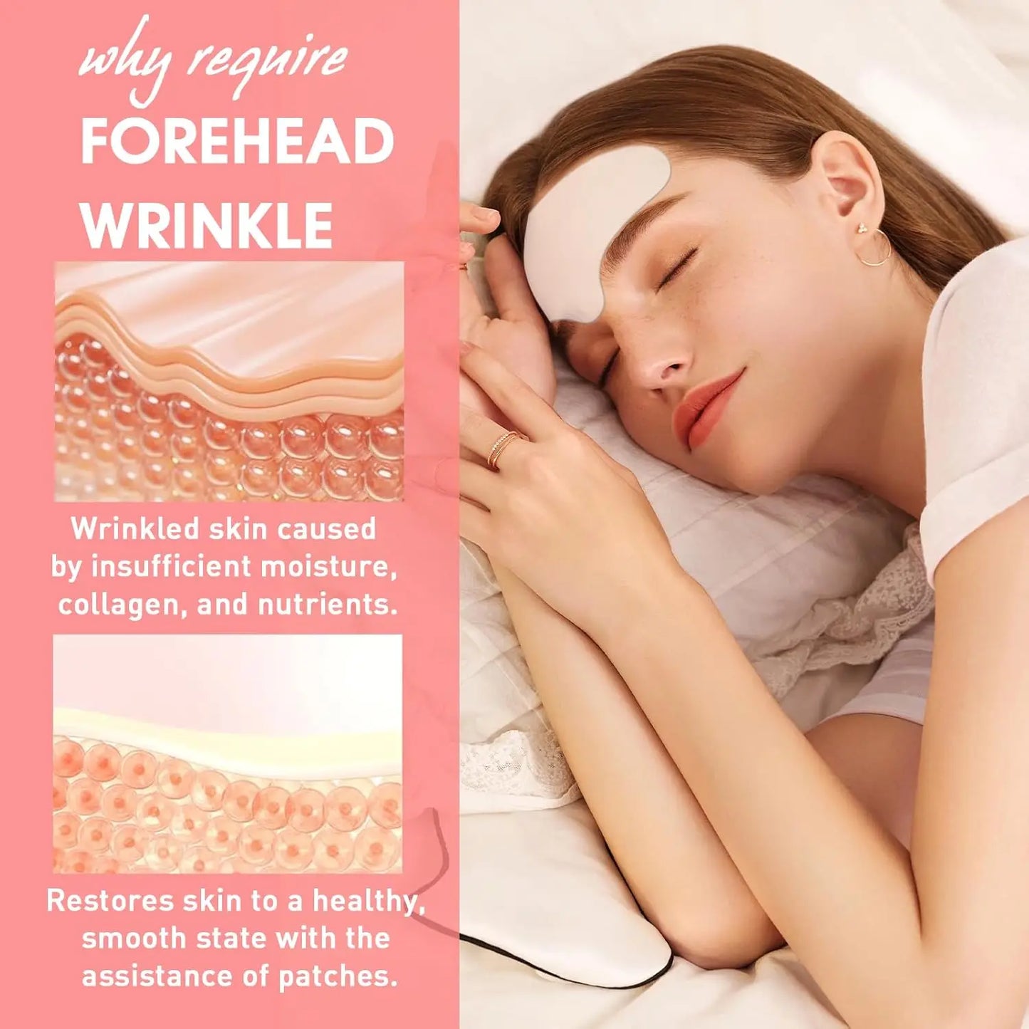 8Pcs Silicone Forehead Wrinkle Patches