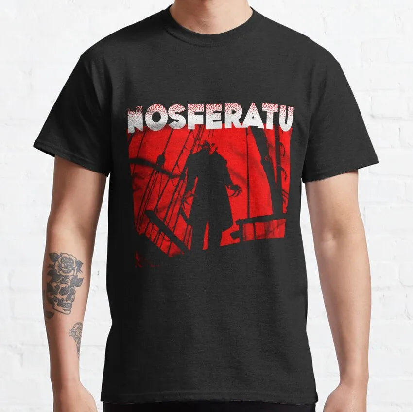 Scary Movie Nosferatu Silhouette Horror Shadow 100% Cotton