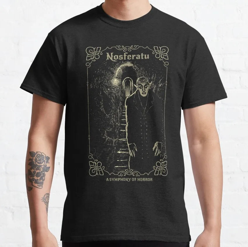Scary Movie Nosferatu Silhouette Horror Shadow 100% Cotton