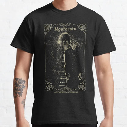 Scary Movie Nosferatu Silhouette Horror Shadow 100% Cotton