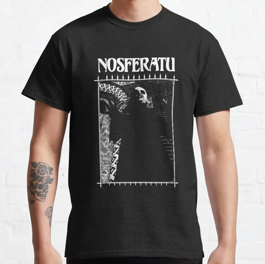 Scary Movie Nosferatu Silhouette Horror Shadow 100% Cotton