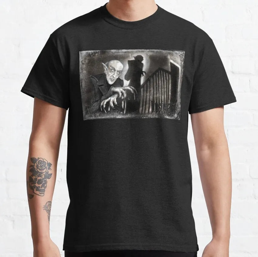 Scary Movie Nosferatu Silhouette Horror Shadow 100% Cotton