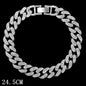 14 MM Iced Out Miami Cuban Link Chain Anklet For Women