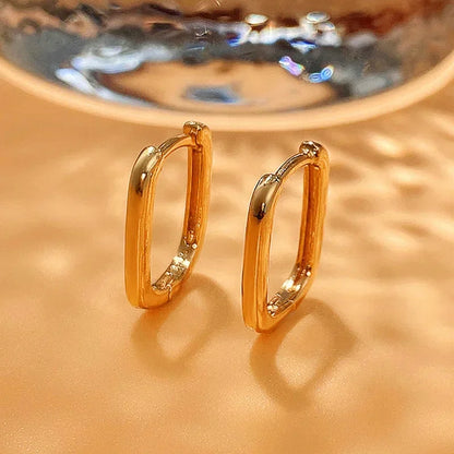 2026 Women's Full Cubic Zirconia Hoop Earrings Accessories