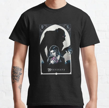 Scary Movie Nosferatu Silhouette Horror Shadow 100% Cotton